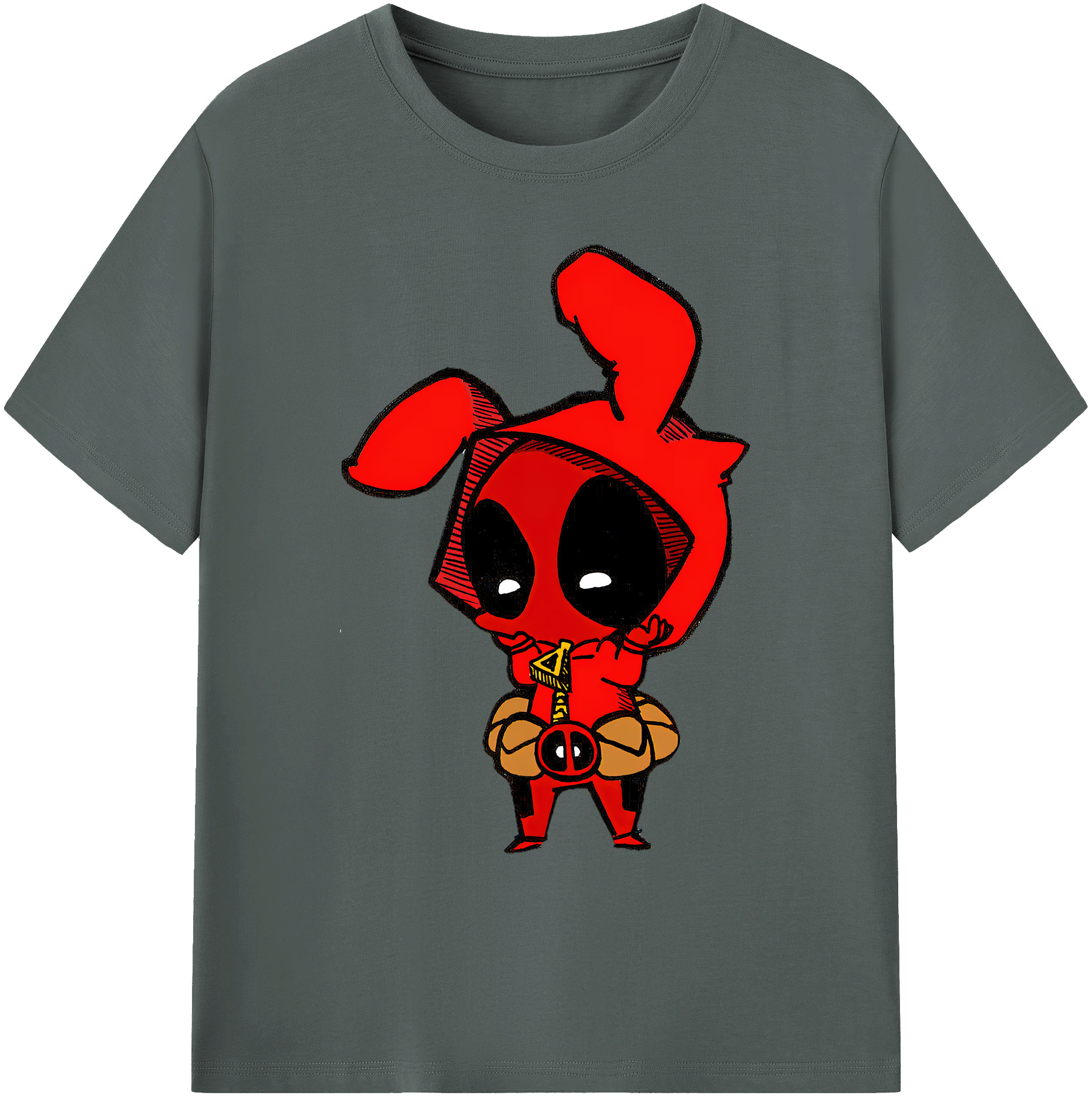 （画像用） Deadpool デッドプール 綿100％ メンズ半袖Tシャツ｜肌触りやわらか＆通気性